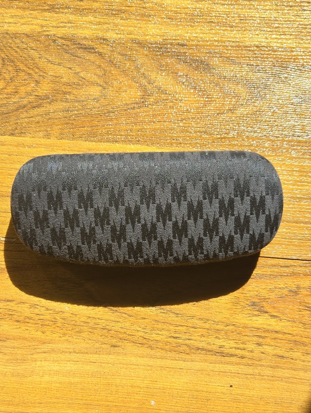 Maxmara Black Houndstooth Eyeglass Case